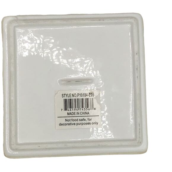 Coffee Mascara Hustle Pink Ceramic Ring Dish Jewelry Tray Francesca's - Picture 4 of 6